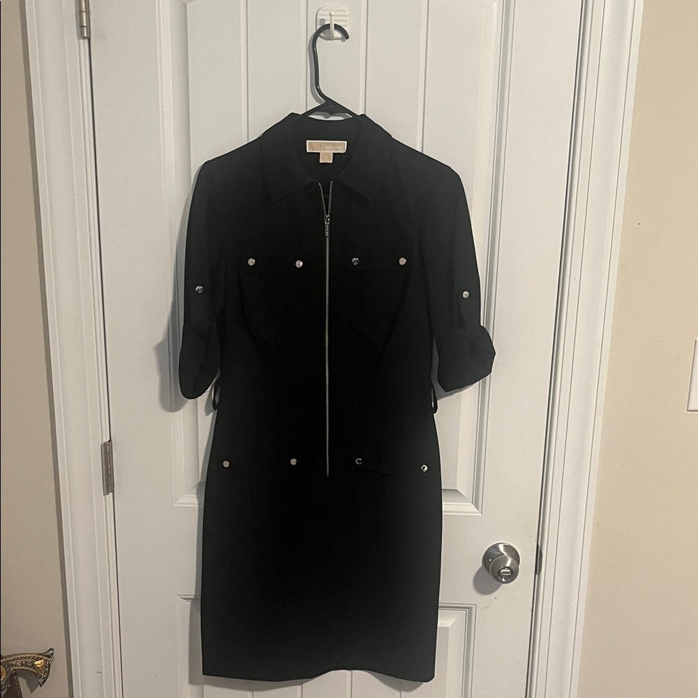 Michael Kors Elegant Black Outerwear Buisness Casula